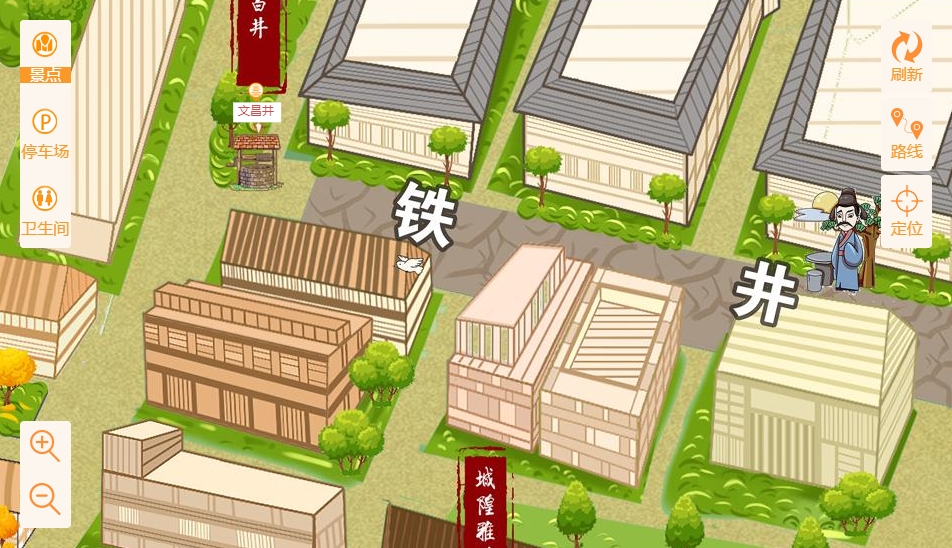 兰溪智慧景区：手绘地图与语音导览的完美融合