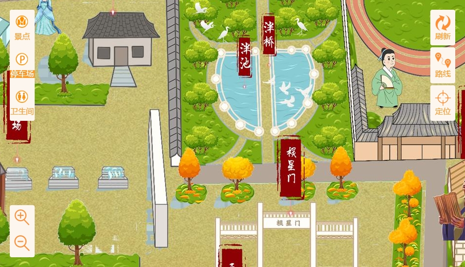 兰溪手绘地图景区语音讲解导览系统：智慧景区建设的基石